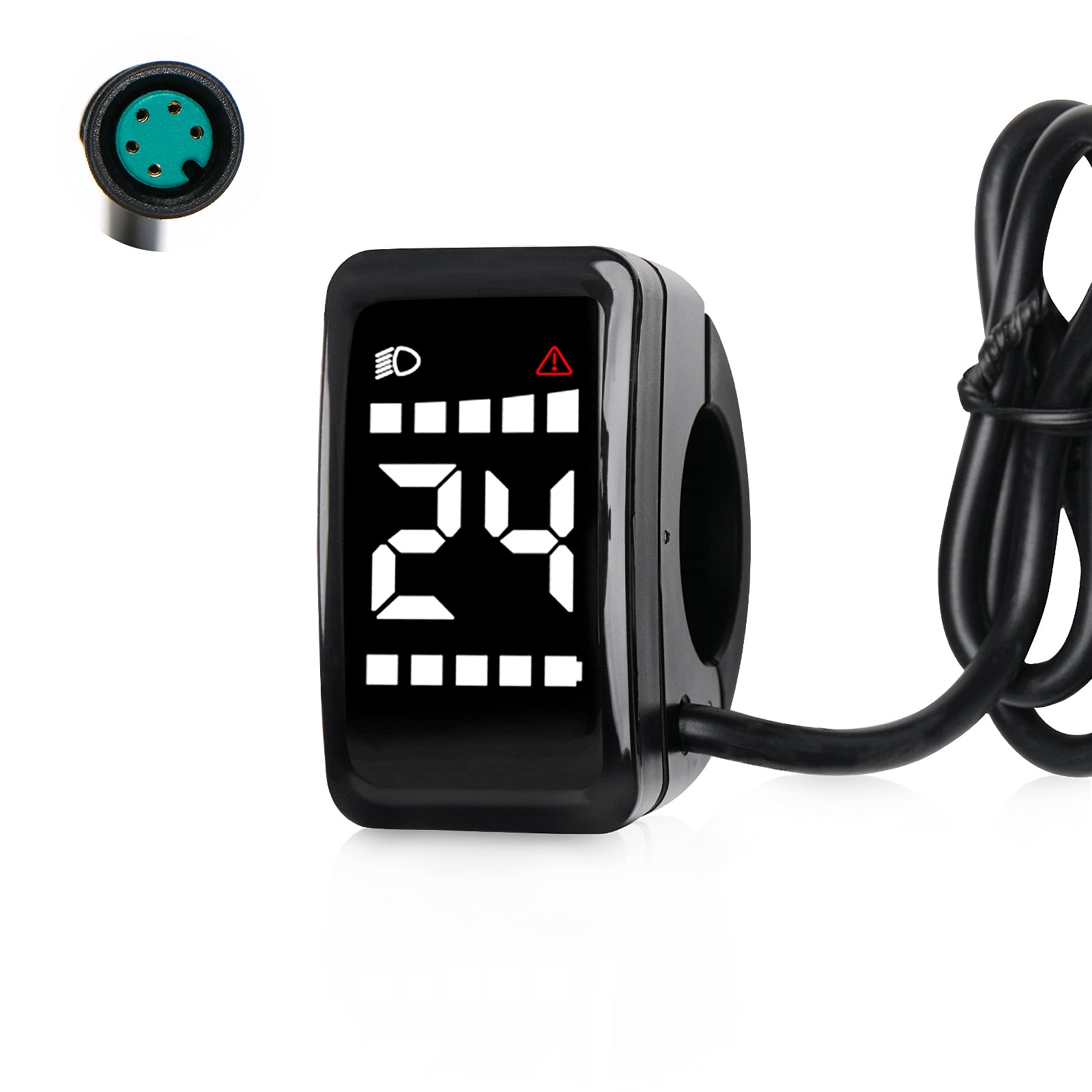 Ebike Intelligent LCD Mini DZ40 Display - Waterproof, Compatible with BAFANG BBS02B BBS01B BBSHD Electric Bikes - Powallon
