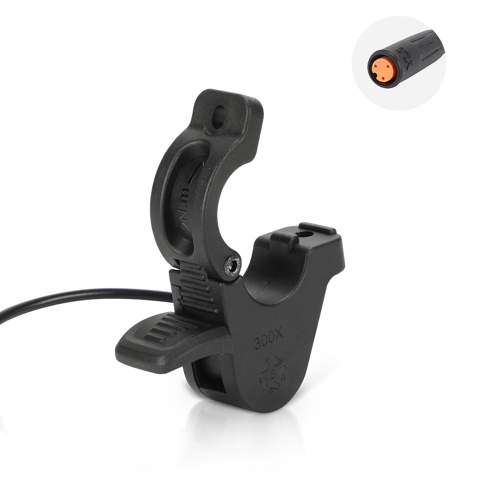 Electric Bike Thumb Throttle 300X for E-Bikes/E-Scooters/E-Mopeds - Powallon