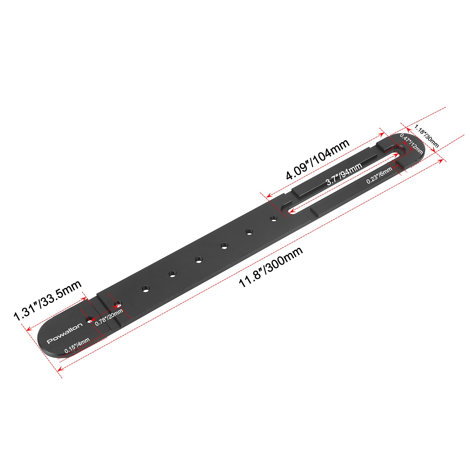 Ebike Battery Mount Bracket - Frame Bottom Base for Electric Bicycle Conversion - Powallon