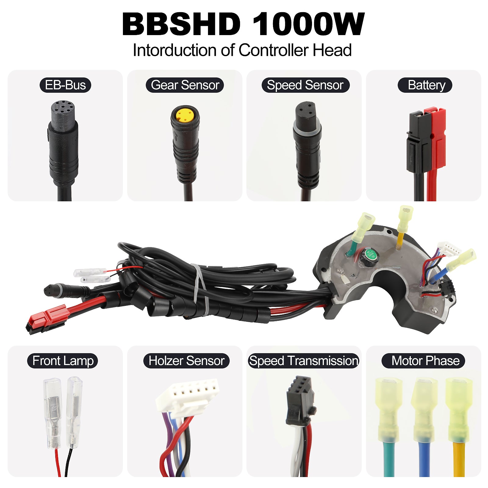 BAFANG 48V 1000W BBSHD Mid Drive Motor Controller - Latest Model - Powallon