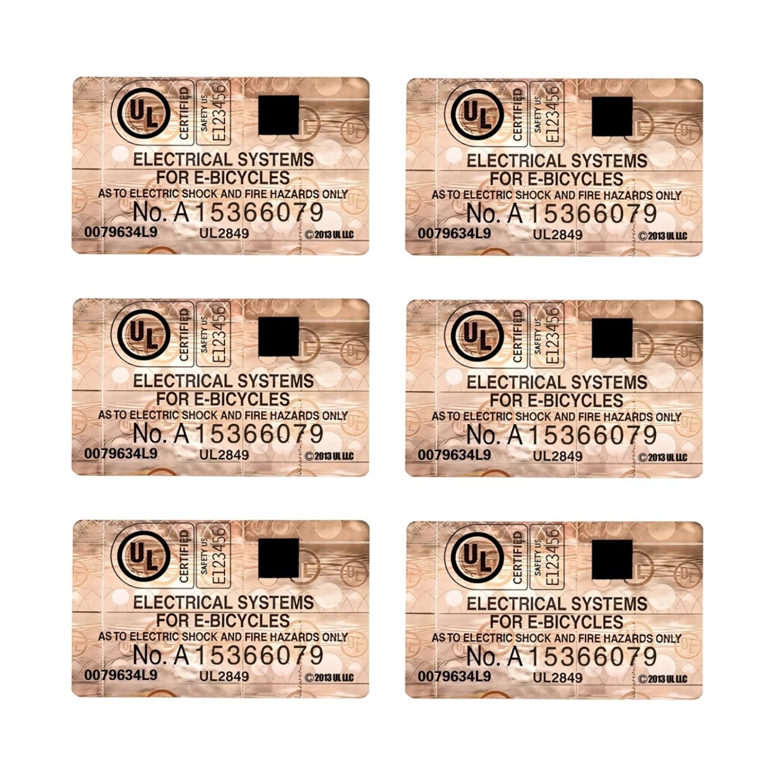 EBIKE Class 1, 2, 3 Stickers - Identify Your Electric Bike - Powallon