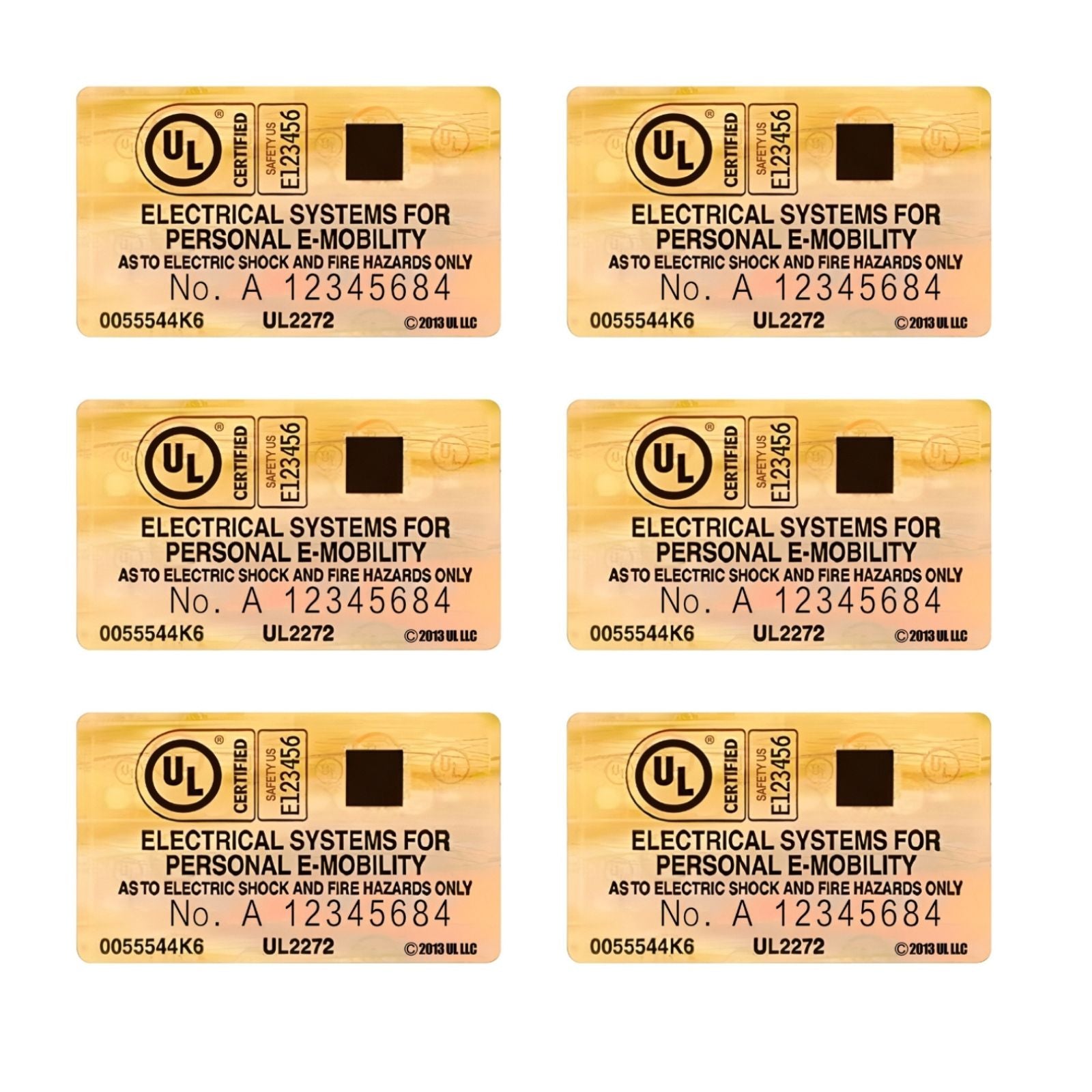 EBIKE Class 1, 2, 3 Stickers - Identify Your Electric Bike - Powallon