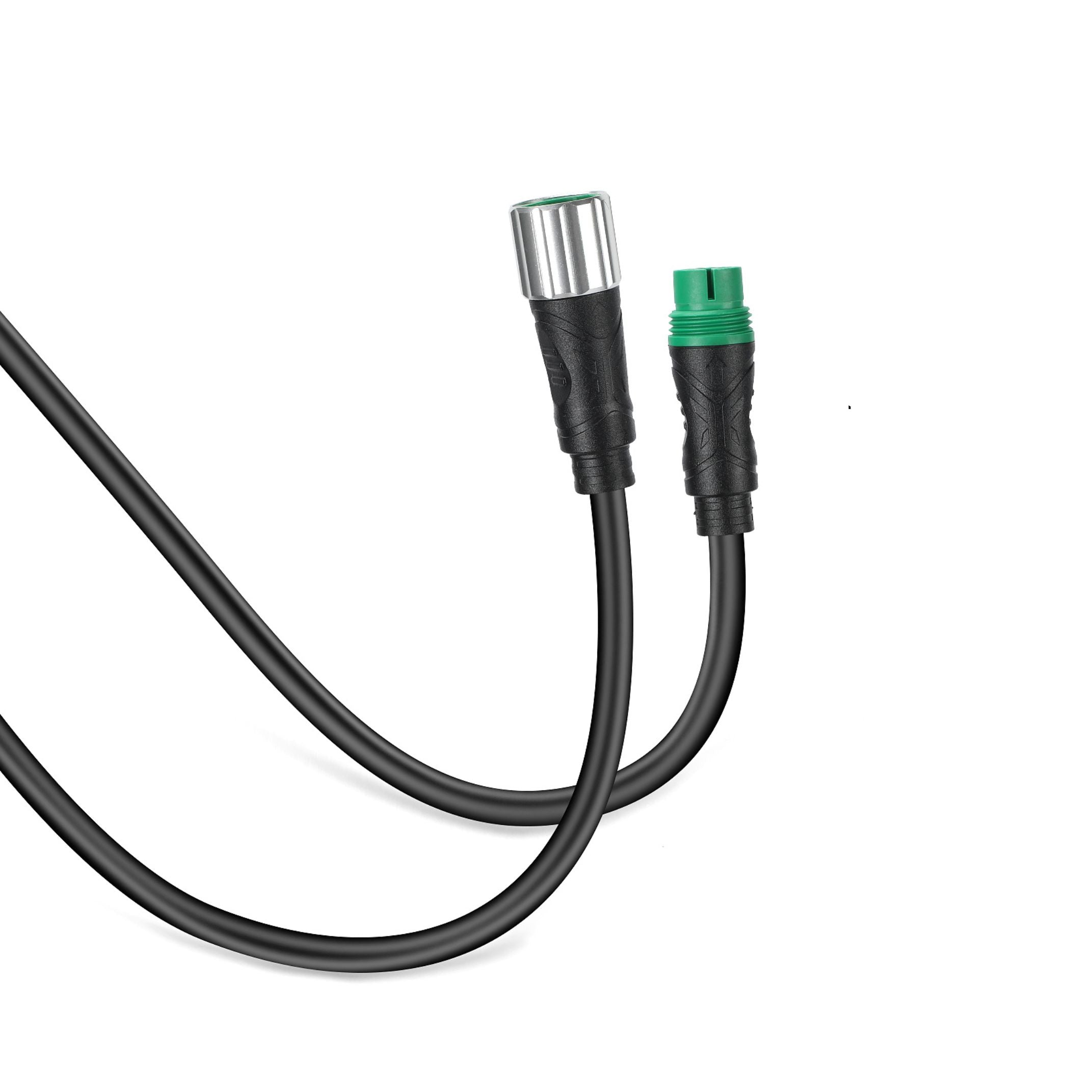 L1120 11-pin hub motor extension cable, male to female waterproof plug