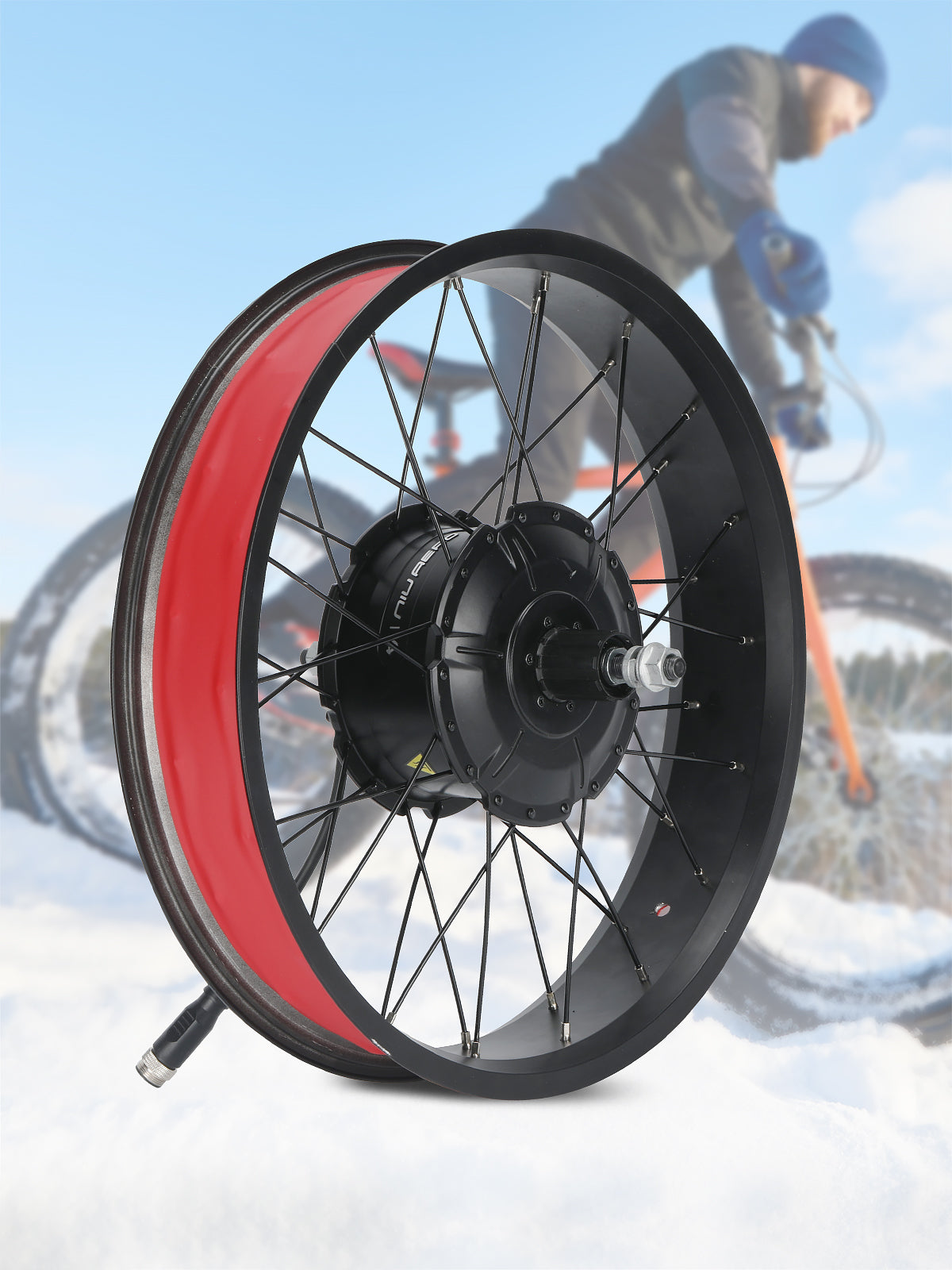 BAFANG G062 500W Fat Tire Ebike Conversion Kit – 190mm Rear Hub Motor, 26"x4.0、20”*4.0 Complete Electric Bike Motor Kit