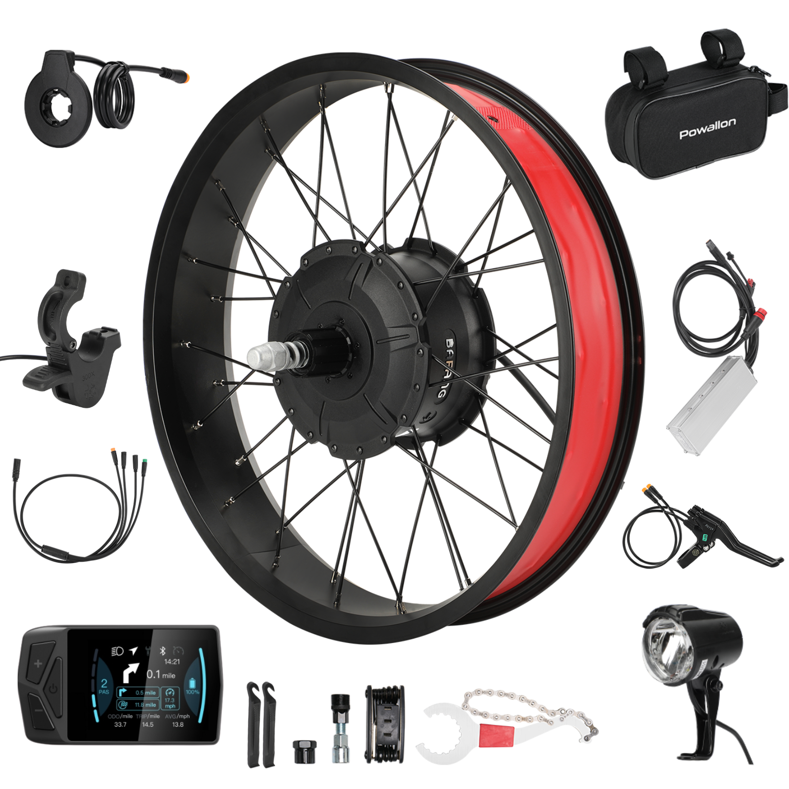 BAFANG G063 1000W FAT BIKE Rear HUB MOTOR KIT - 26 inch