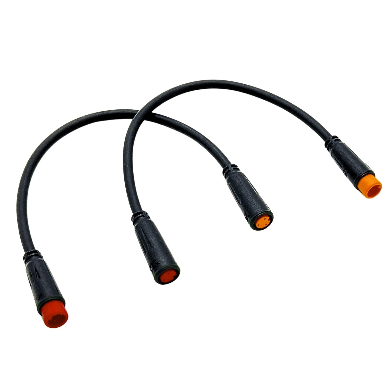 M8 3Pin-2Pin Yellow-Red ,Male-Female Ebike Brake Upgrade Converter - Powallon