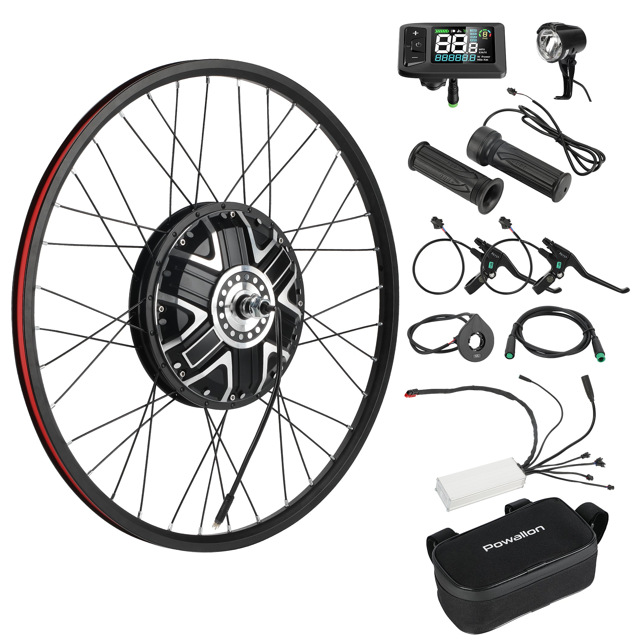 26inch Electric Bike Conversion Kit with Battery - 1000W Front Hub Motor Kit