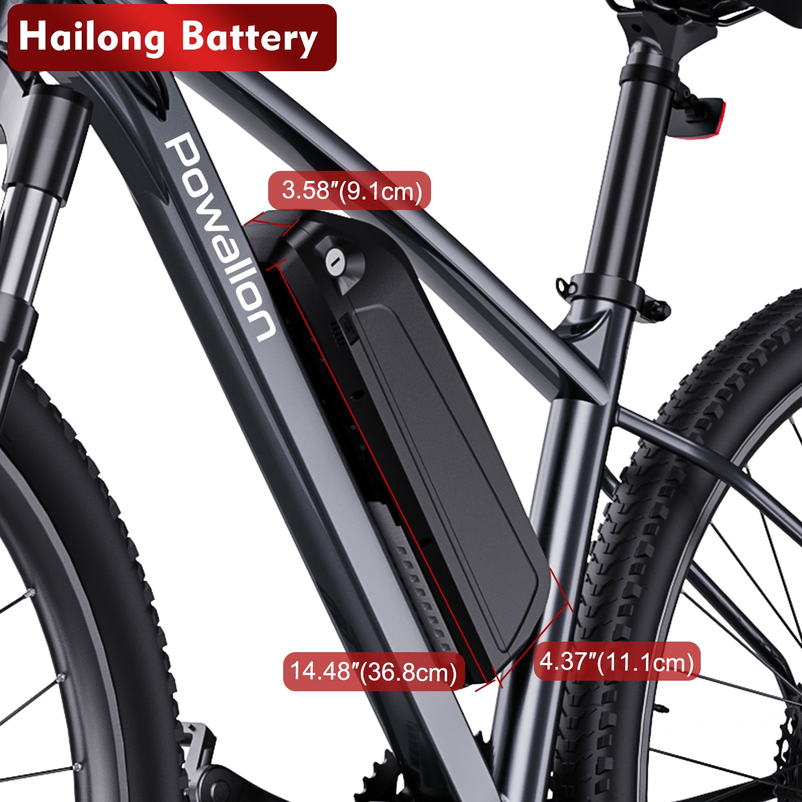 48v 13ah hailong down tube ebike battery