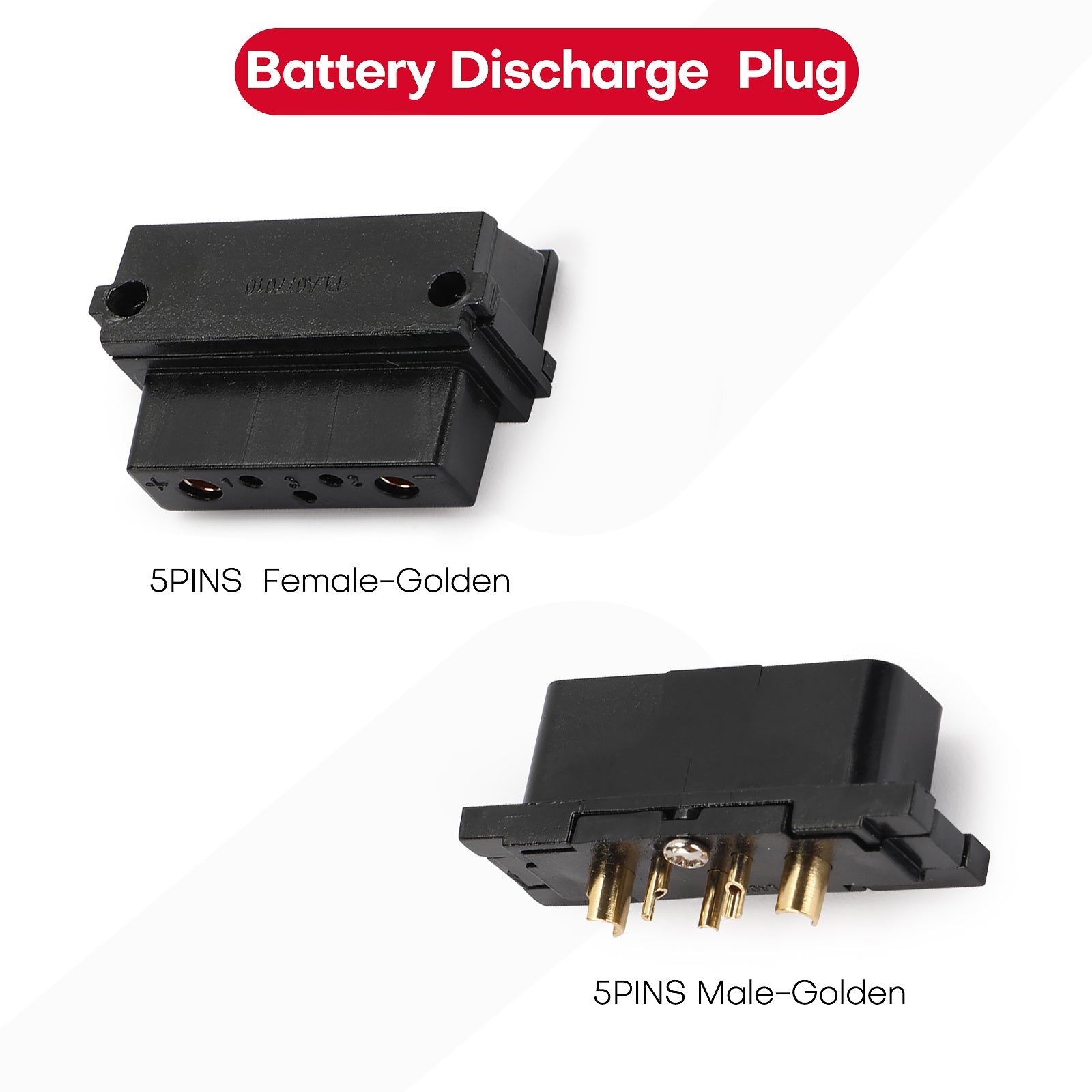 Hailong Ebike Battery Discharge Connector,4/5/6 Pins Interface Battery Discharge Connector for Hailong Batterys PlugLi