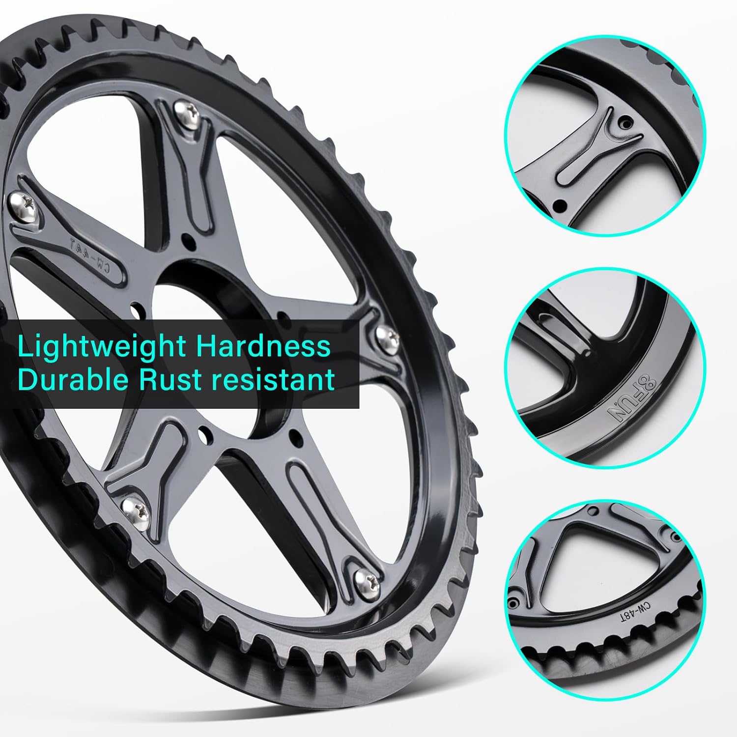 BAFANG Original 44T Chain ring with Plastic Cover - Powallon