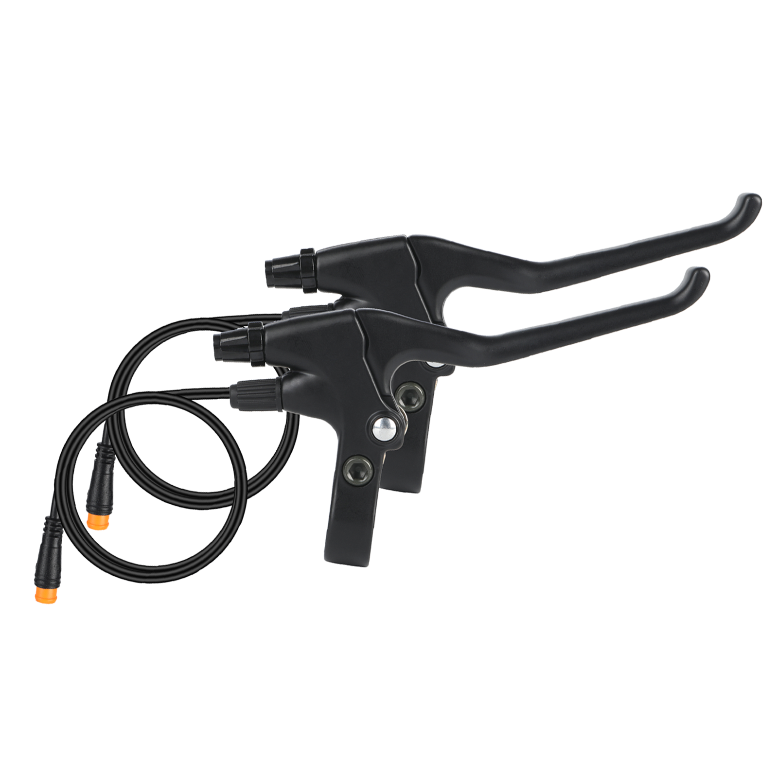 Powallon e-brake lever with cutoff function is designed for BAFANG UART and Tongsheng mid-drive kits, as well as Bafang hub motor systems. Featuring a 3-pin waterproof connector, 370mm cable, and lightweight aluminum construction, it ensures quick response and safe riding.