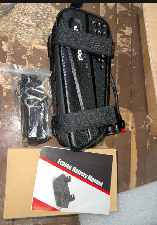 [Grade A] 48V 10Ah Electric Bike Triangle Battery - Lightweight, Universal Fit