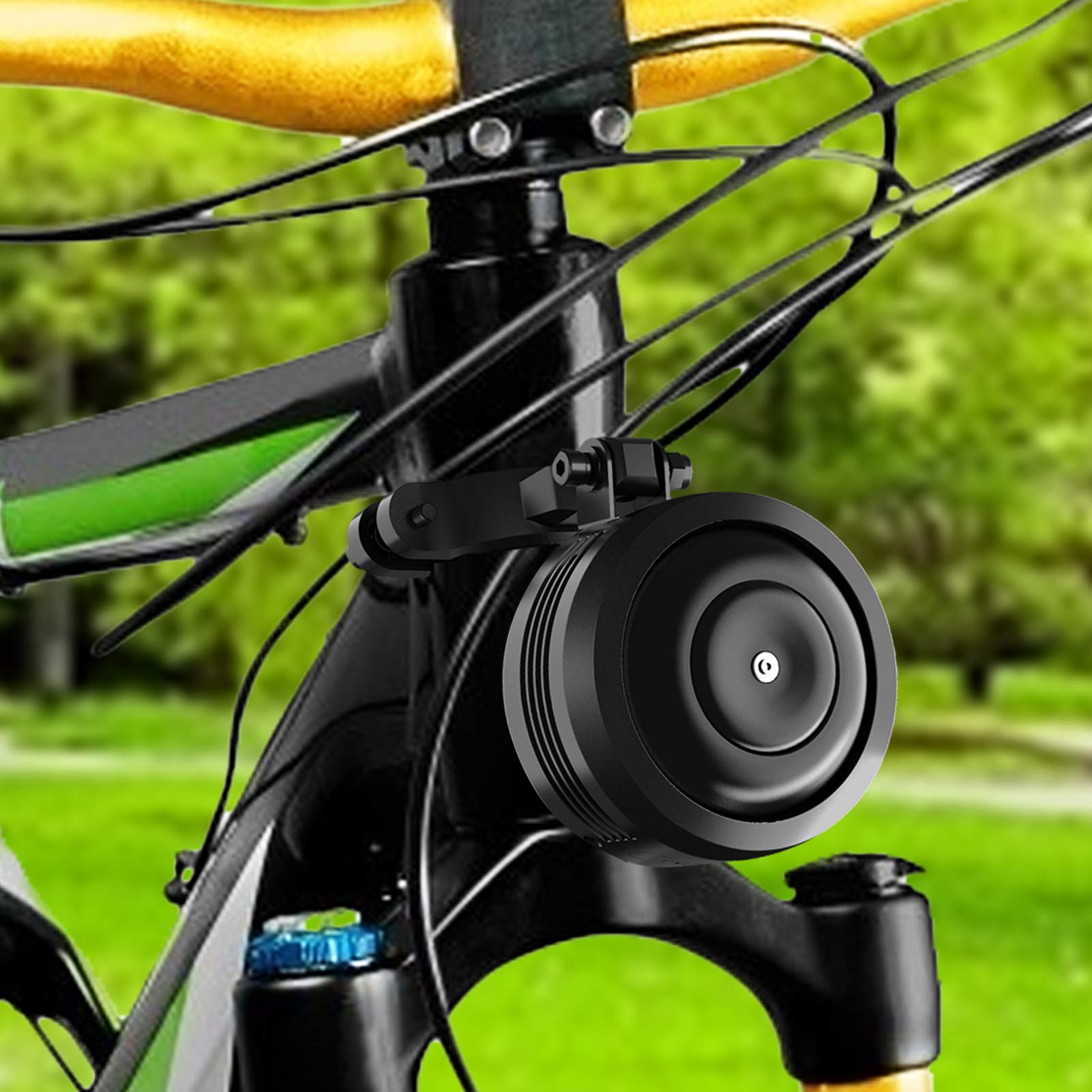 Bicycle Bell Electric Horn with Alarm for e-bike, MTB, Road Bikes, Scooters - Powallon
