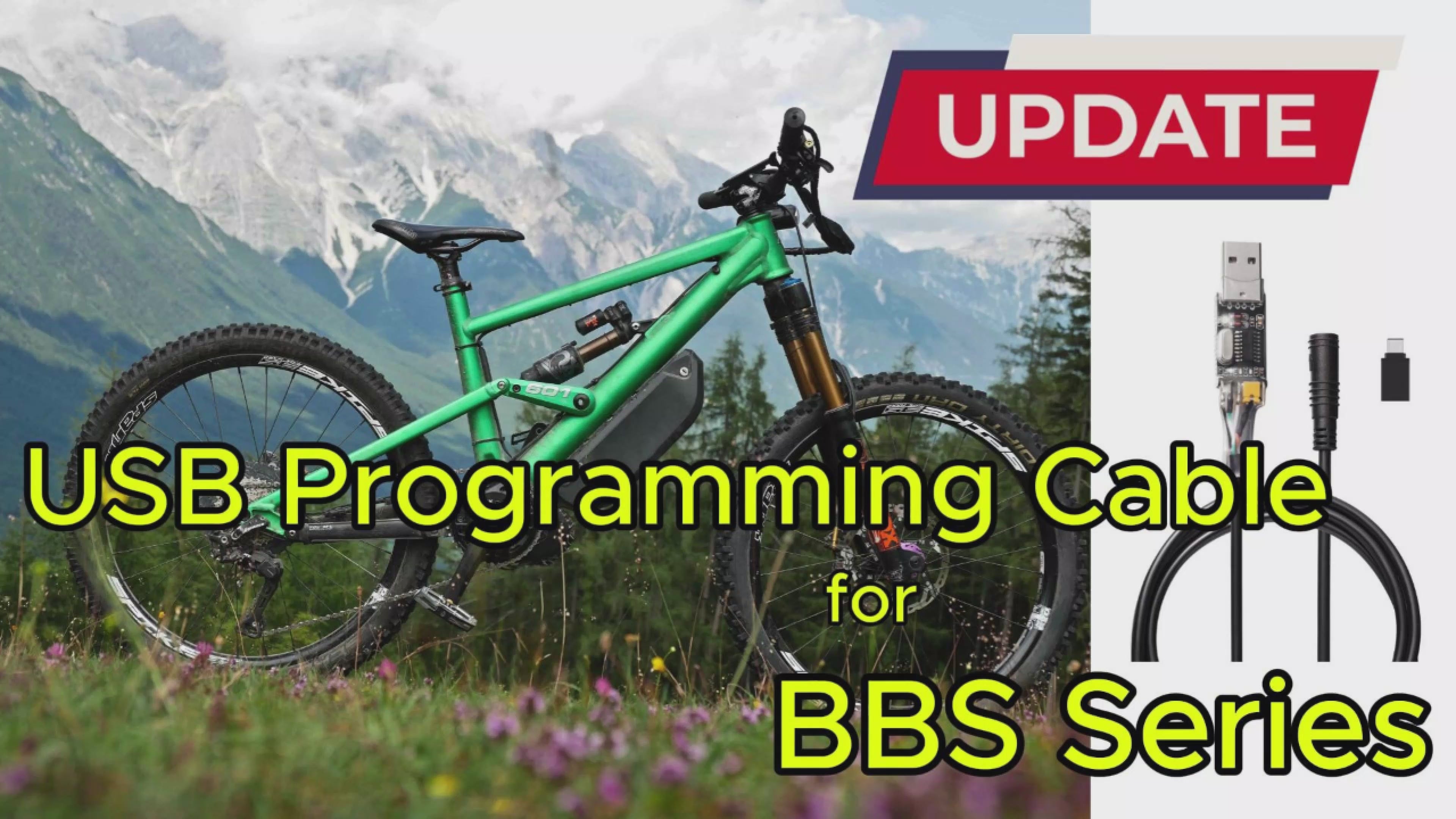 bafang usb programming cable operation video